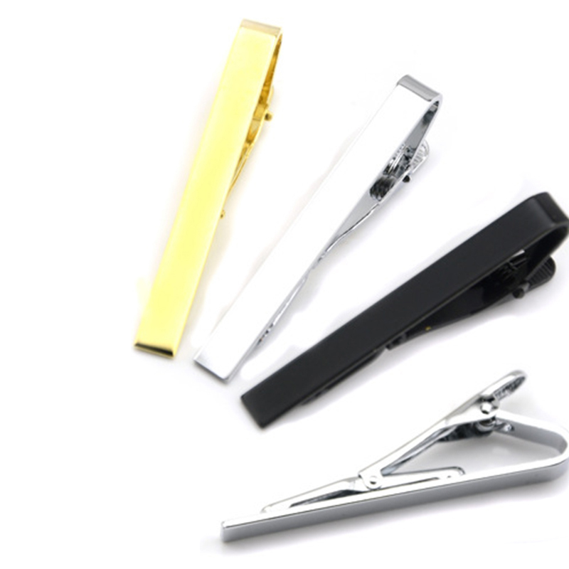 

Glaze Silver Gold Black Tie Clips Business Suits Shirt Necktie Tie Bar Clasps Fashion Jewelry VS cufflinks boutons de manchette drop ship