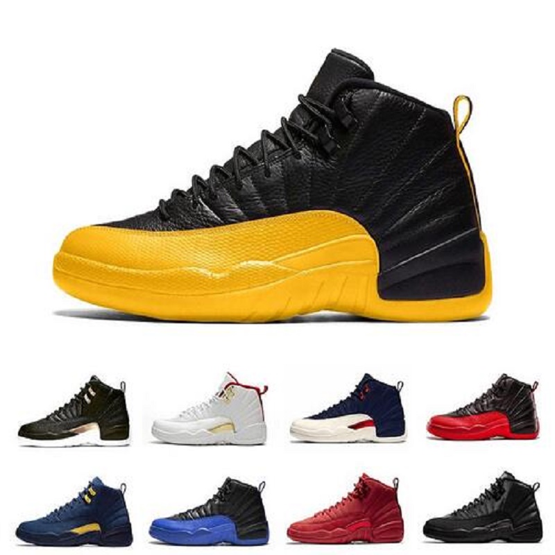 

Cheap mens 12 12s Gym Red Reverse Taxi Game Royal French Blue FIBA Mens trainers basketball shoes shoe sneaker sport Sneakers, Color 16