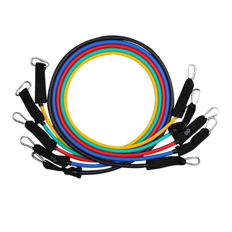 

FDBRO Rally Rope 150 Lbs Resistance Fitness Strength Training Rally Set Latex Elastic Rope Rubber String Chest Developer