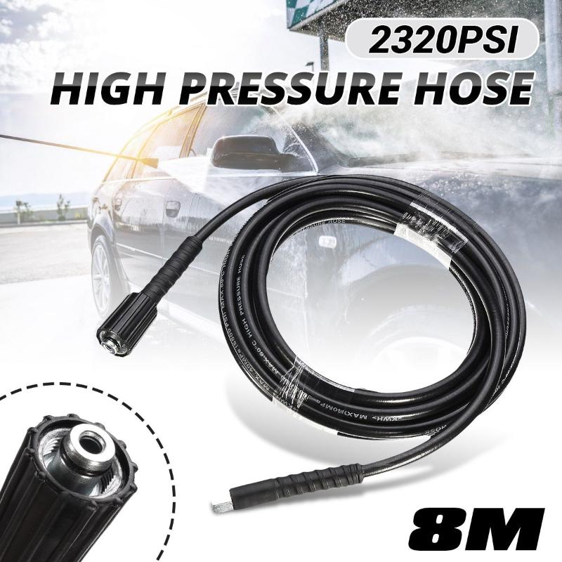 

8 meter 2320psi High Pressure Washer M22 Extension Hose Pipe Car Cleaning Washer Water Hose for Karcher High Pressure Cleaner