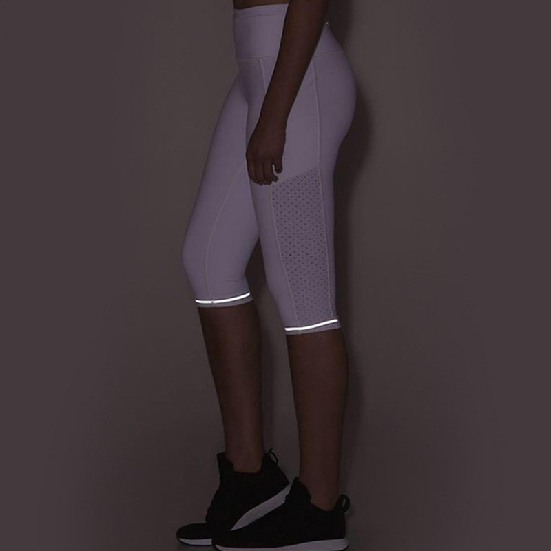 

Sexy Push Up Yoga Pants High Waist Leggins Sport Fitness Sports Wear For Women Gym Reflective Running Pants Female Black Wihte