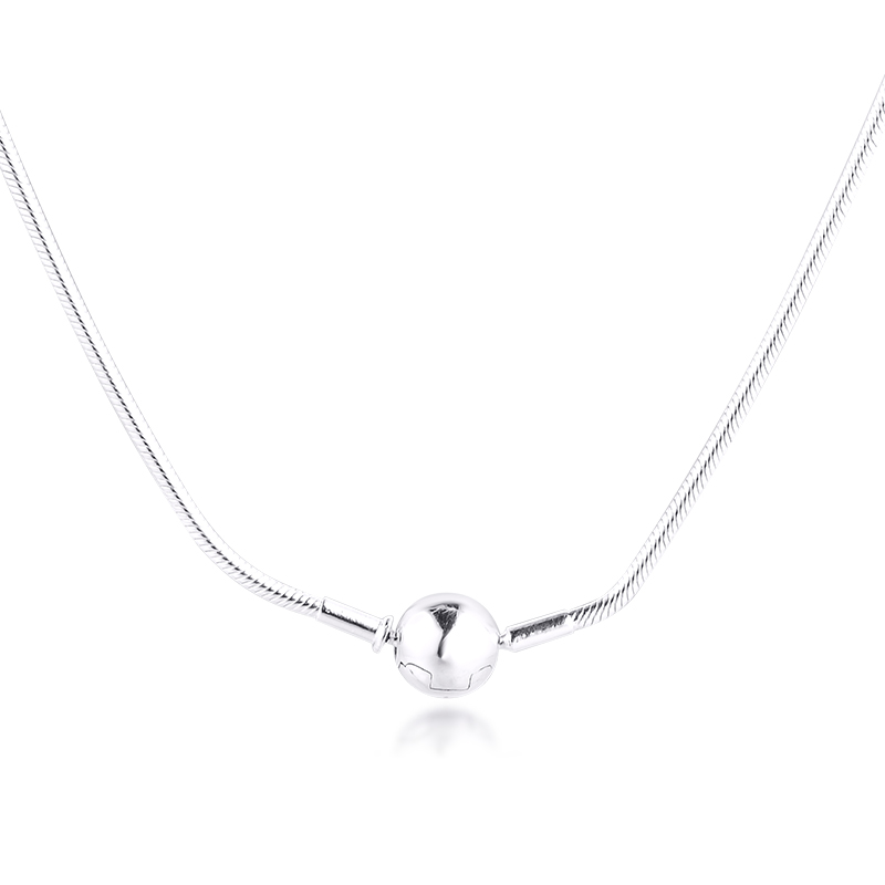

GPY Necklaces Essence Chain Necklace Sterling Silver 925 Jewelry Women Collare Mujer Naszyjnik Colar Joyas de Plata DIY Gift