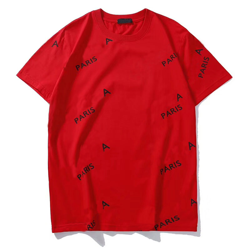 19SS Letters Printed Designer T Shirt Men Women Couple Fashion Homme Tee Casual Summer Short Sleeve Clothing Floral Breathable S-2XL-image-556543936