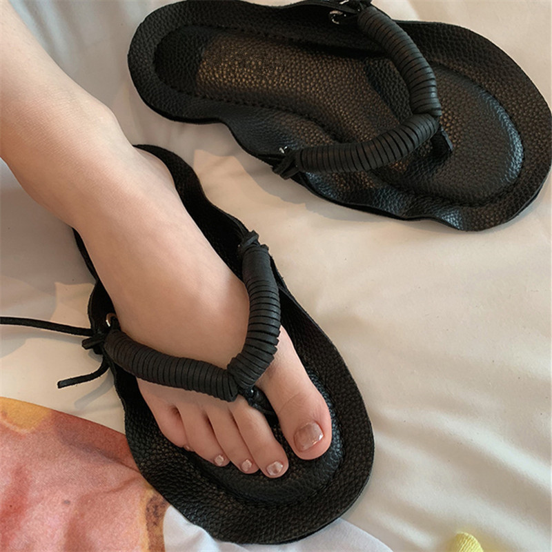 

2020 New Summer Women Slippers Beach Flip Flops Flat Shoes Woman Black Outside Slides Ladies Slipper Cool Sandals