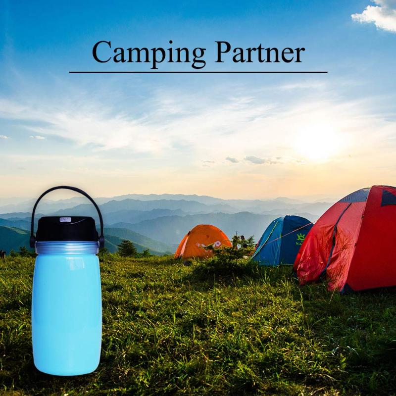 

Portable Solar Camping Light 3 Level Lighting Portable Camp Lamp Power Bank Emergency Lantern Riding USB Rechargeable