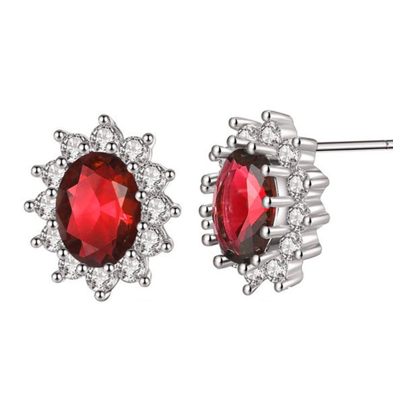 

Beiver 2020 New Fashion Cubic Zirconia Flower Wedding Stud Earrings for Women Silver Color Femme Bijoux Free Shipping