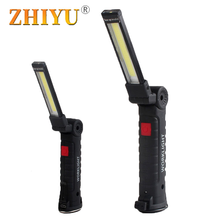 

COB LED 360 Rotating Soft lighting USB Rechargeable Portable High Power 5 Modes Studying Working Torch Lamp Lantern