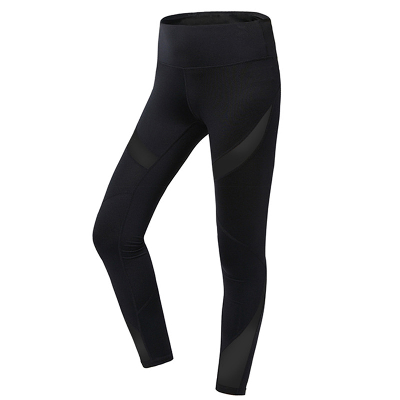 

GFitness Women Yoga Exercise Pants with pocket quick dry high elastic cropped leggings summer trousers for Pilates workout gym, Black