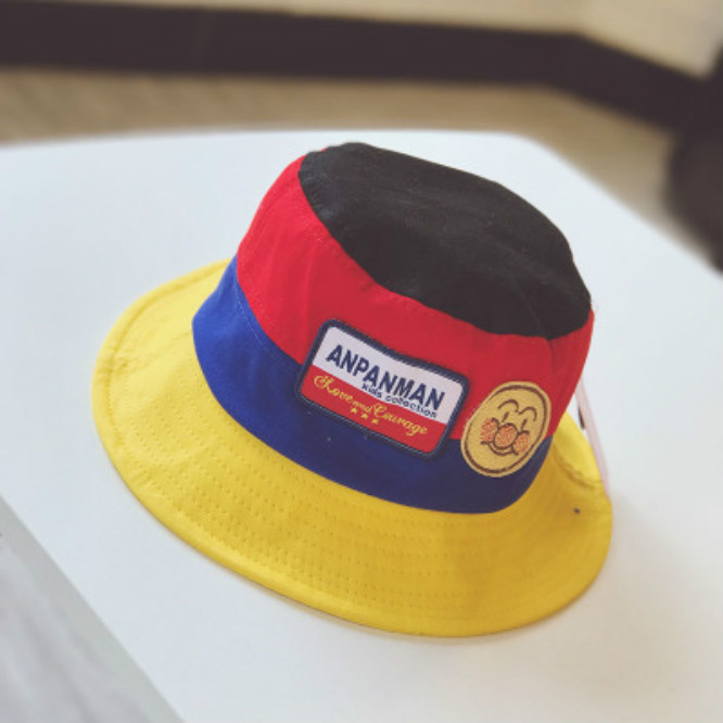 

2020 Kids Designer Rainbow Cartoon Fisherman Hat Children Boys Girls Holiday Sun Hat 2020 New Arrival Fashion Wide Brim Hats Visor, Red
