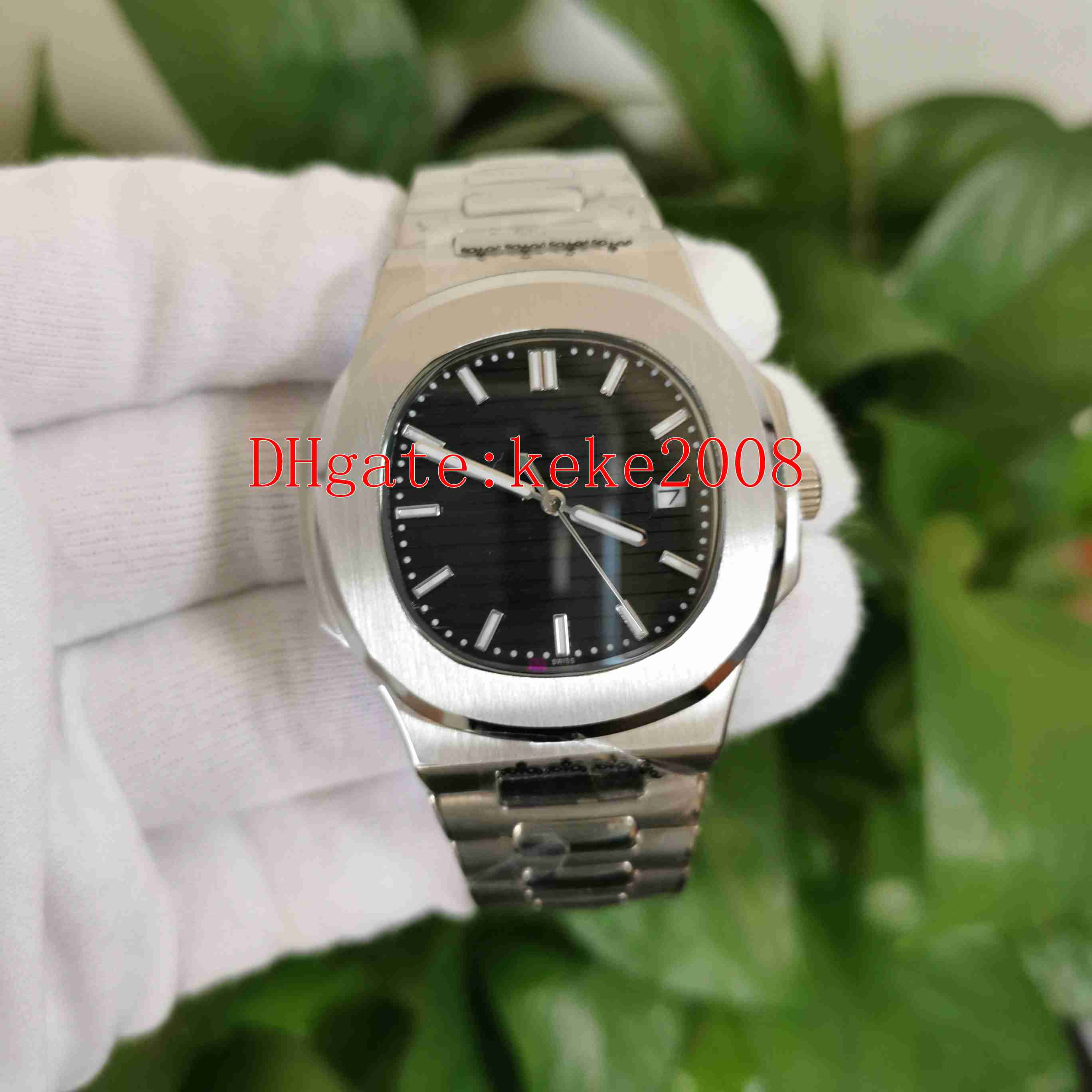 

3 Colors High quality Topselling Wristwatches 40mm 5711/1A 010 5711 Stainless Steel Transparent Mechanical Automatic Mens Watch men Watches