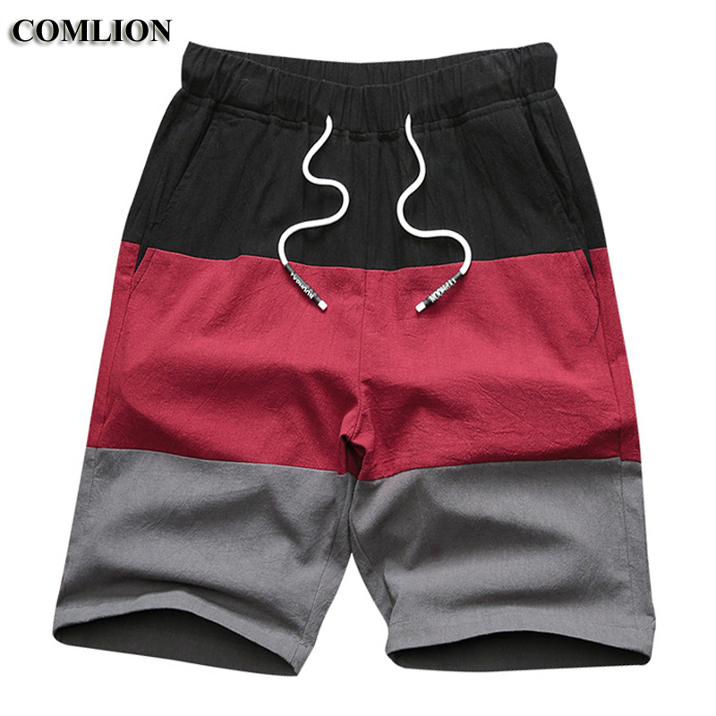 

Wholesale New Brand Men Sporting Beach Shorts Cotton and Linen Bodybuilding Sweatpants Slim Fit Short Trousers Casual Shorts C41, Gray