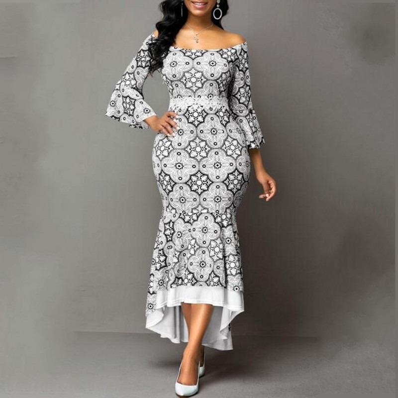 

Spring Autumn African Maxi Dresses For Women 2020 Fashion Robe Long Dress Lace Bazin Vestido Dashiki Party African Clothes