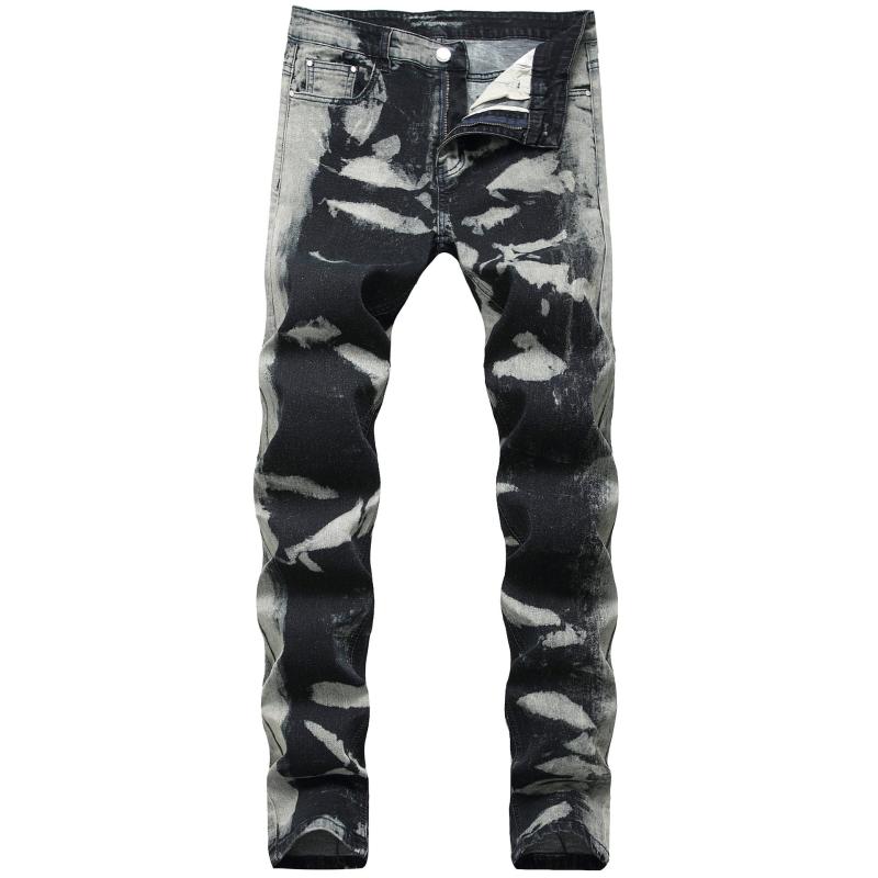 

Men's Ripped Jeans Hole Denim Trouser Pants Fashion Stylish Jeans, As pic