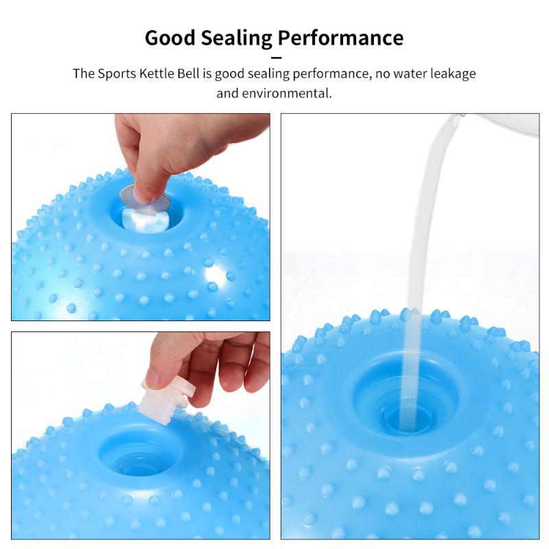 

Jug Kettle Fitness Equipment Double Handle Portable Kettlebell Pilates Shaping Massage Exercise Yoga Squat Lady Injection, Blue