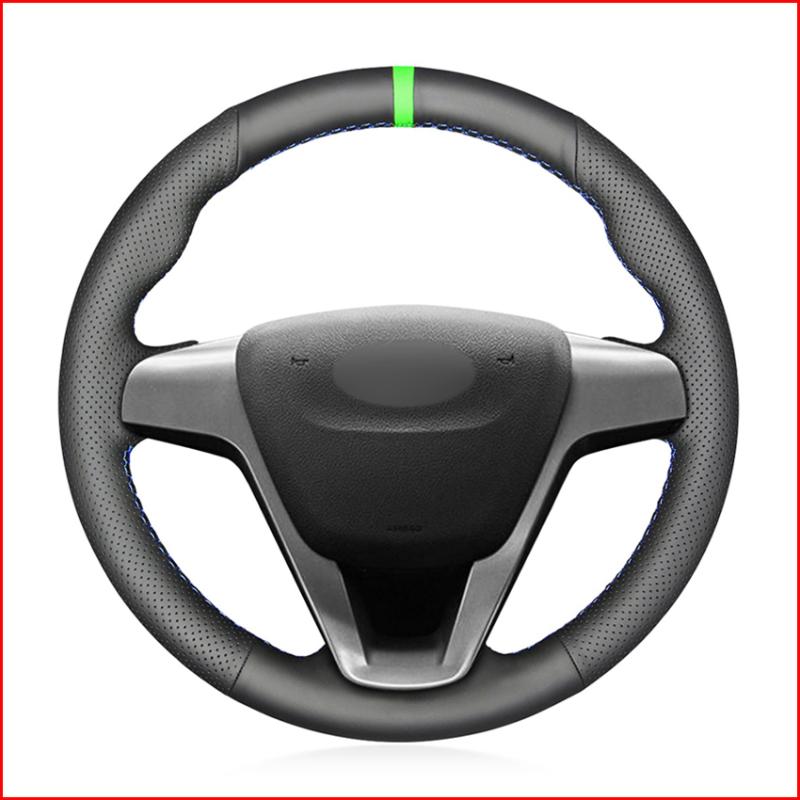 

Mewant Genuine Leather Car Steering Wheel Cover for Lada Vesta 2020-2020 Xray 2020 2020
