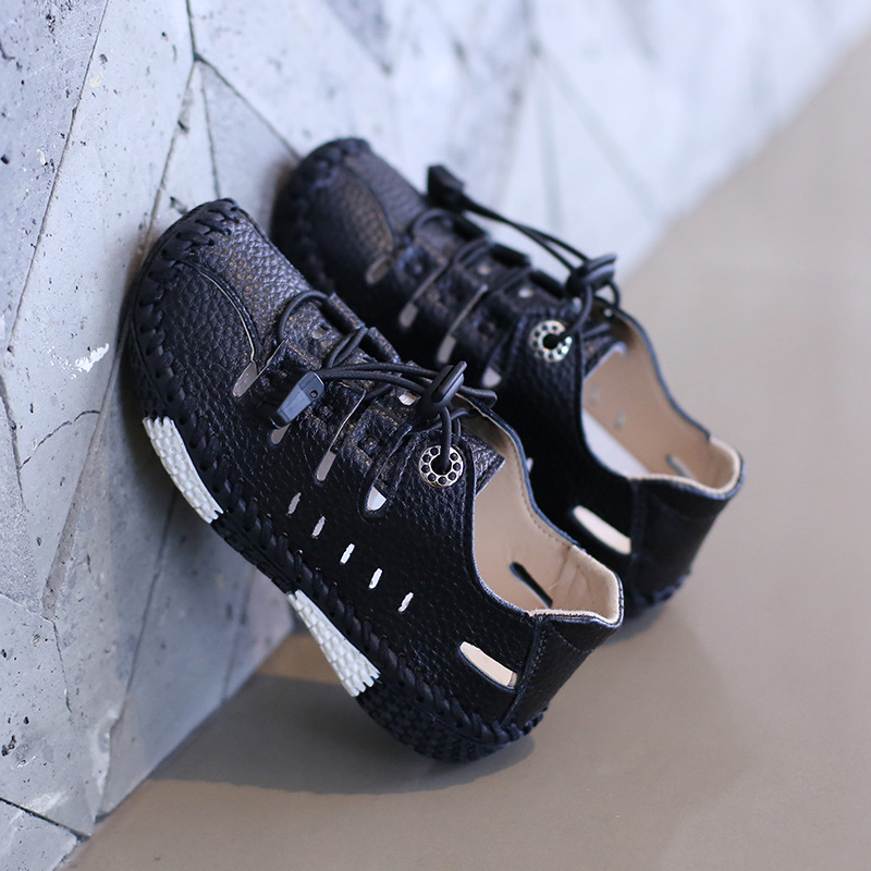 

Autumn Kids Leather Shoes Solid Color Boys Sport Shoes Fashion Children Boys Sneakers Soft Bottom Little Girl SMG134, Smg134brown