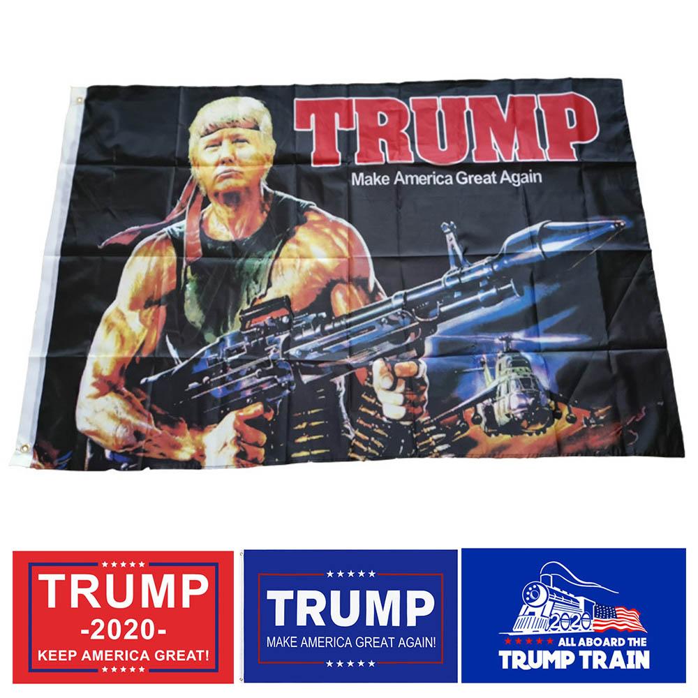 

Election Biden VS Trump Flag 150*90cm American Festive Party Decor Banner for President USA Keep American Great Again Hanging Flags DWC263