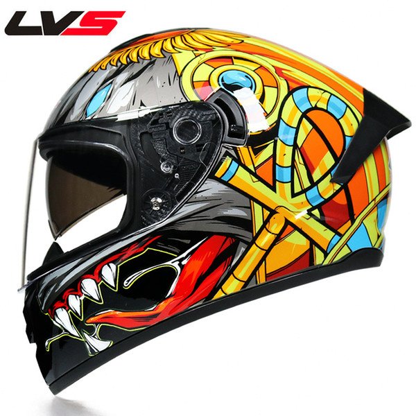 LVS Motocross Helmet Offroad Motorcycle Full Face Helmets Professional