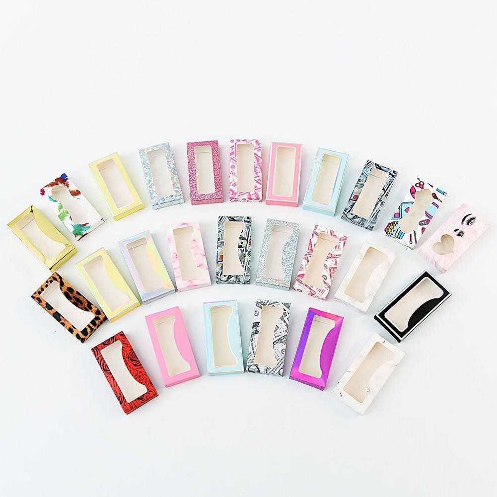 

Eyelash Packaging Box Empty Boxes Eyelash Package Case Mink Lash Boxes Rectangle Eyelash Box Cosmetic Case Empty Storage
