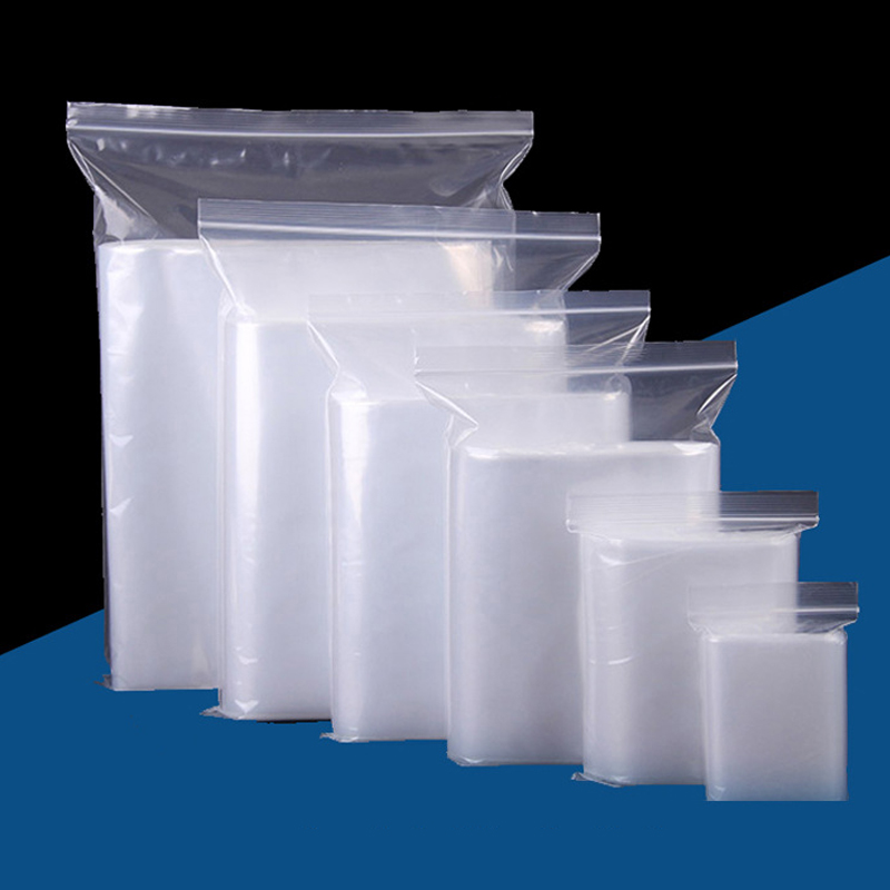 

Extra Heavy-Duty Various Sizes Reclosable Plastic Packaging Bags Plastic Bags Zipper Clear bags(pack of 50