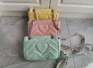 

High Quality Fashion women Shoulder bag Pu leather silver and sliver chain bag Crossbody Messenger bag Female handbag wallet 1732#, Pink