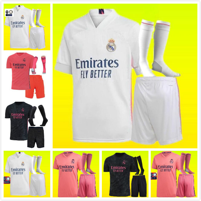 

19 20 21 Real Madrid Soccer Jersey HAZARD home away adult soccer shirt ASENSIO ISCO MARCELO madrid 2019 2020 kids kit Football uniforms, Black;yellow