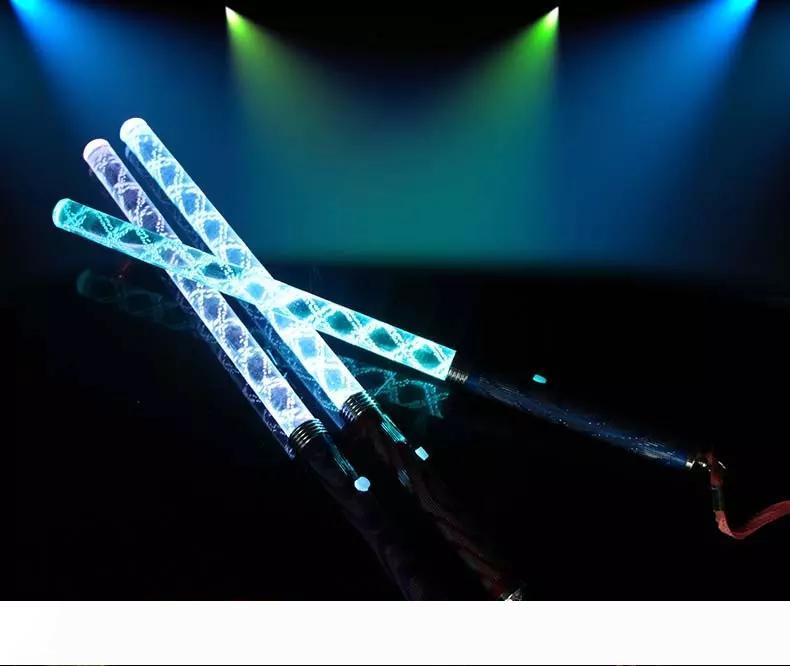 

LED Cheer Glow Sticks Colorful Changed Flash Wand For Kids Toys Christmas Concert Birthday Party Supplies