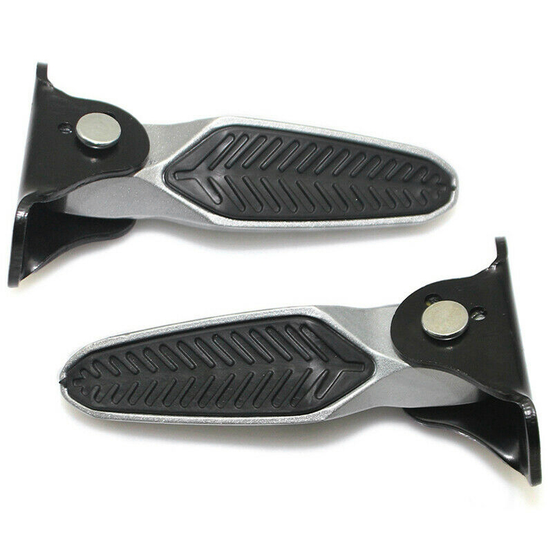 

Universal Motorcycle Scooter Rear Foldable Foot Pedal Trims Accessories, 2PCS, Black
