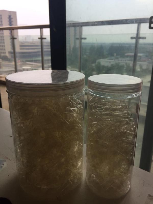 

00# 500pcs! Halal,Koshore! Empty !Clear transparent; gelatin empty ( joined availab/ Refillable Bottles