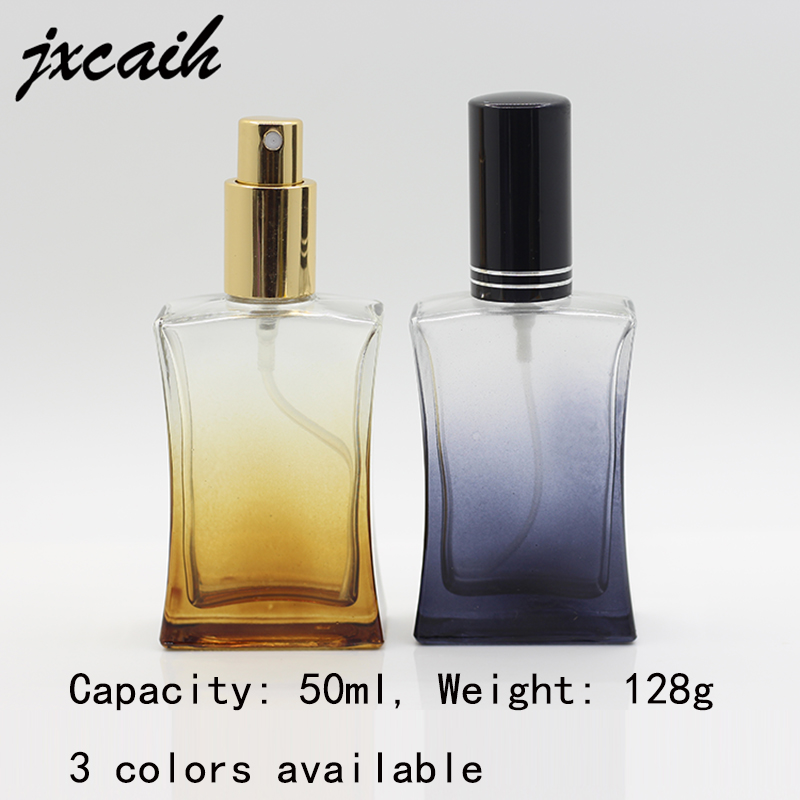 

jxcaih 50ml perfume sub-bottle portable perfume replacement bottle large-capacity rehydration spray glass empty bottle