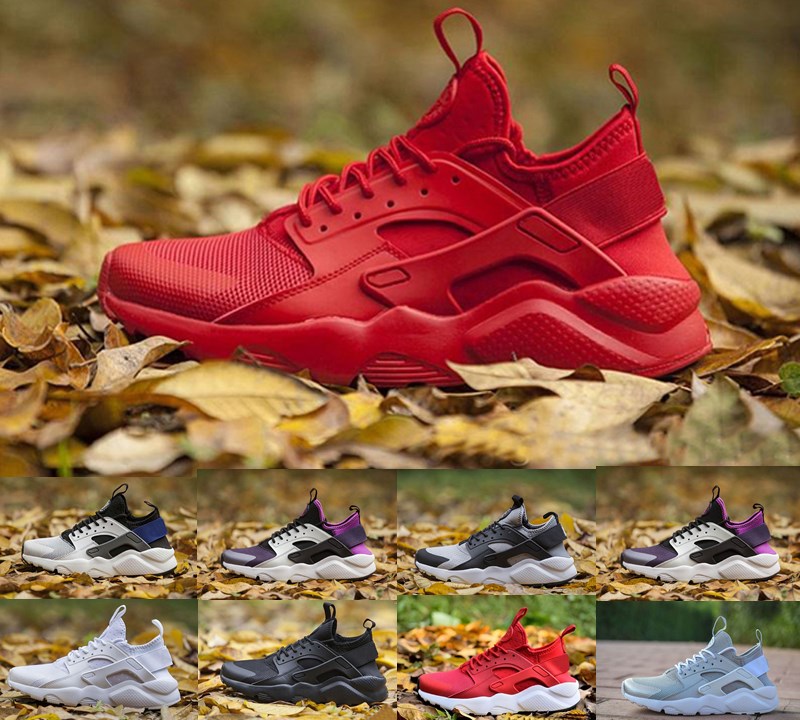 

2022 Top Mens Huarache 4 IV 4.0 Ultra Outdoor shoes Huaraches trainers men and women sneakers Triple Huraches Huraches size 36-45, Shoes boxes