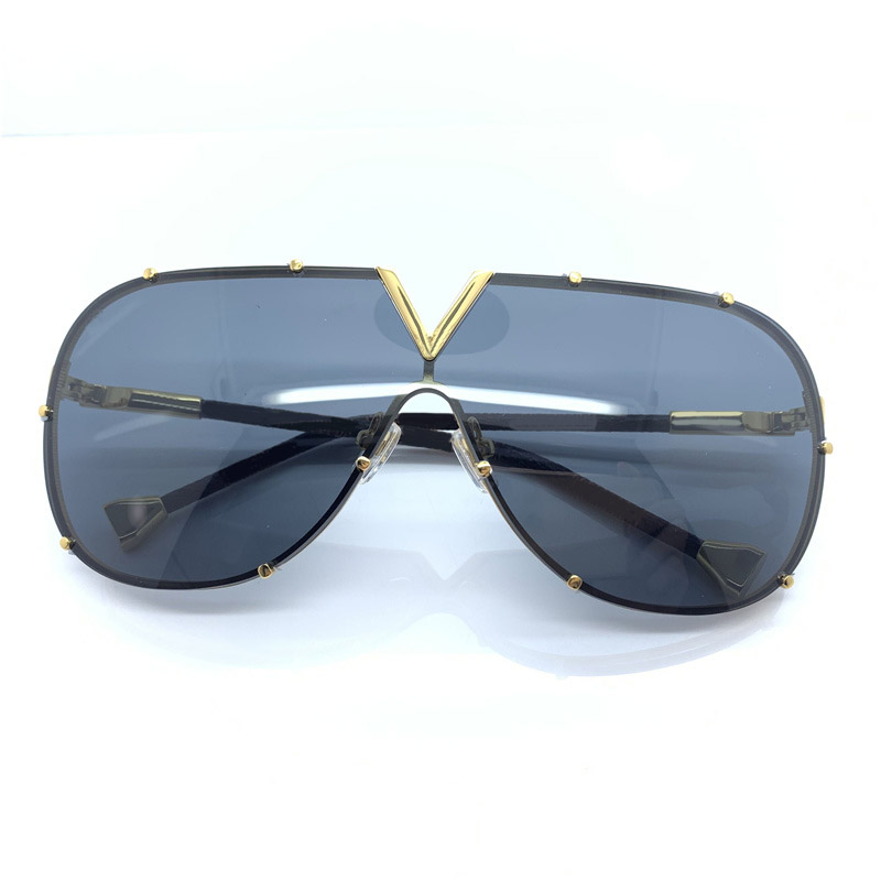 

2020NEW Men Women 0926 sunglasses Fashion Oval Sunglasses UV Protection Lens Coating grey brown Lens Frameless Color Plated Frame With Case