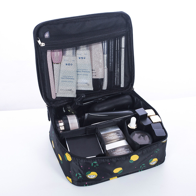 

Zipper Travel Wash Pouch Toiletry Travel Storage Bag Mini Casual Portable Cosmetic Bag Waterproof Makeup Organizer