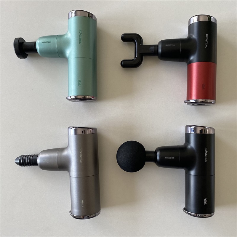 

Pocket Mini fascial gun 4 levels adjustable Exercise recovery fascia grab Massage gun fitness muscle relaxer massager impact