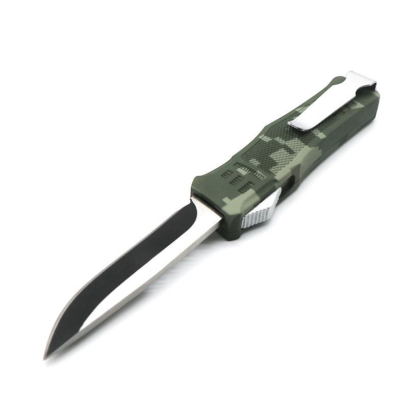 

616 7inch 7 inch digital green 8 models blade double action tactical self defense folding edc knife camping hunting knives xmas gift A1pa