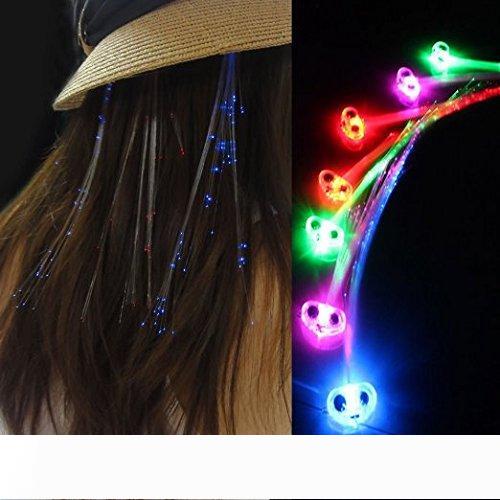 

Light Up Hair Clips Extensions LED Costume Flashing Women Girls Colorful Flashing LED Hair Braid Clip Hairpin