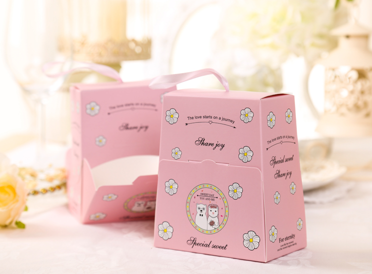 

20pcs/Lot Creative Double-opened Bear Couple Wedding Candy Box Gift Box Wedding Kids Birthday Baby Shower Party Supplies