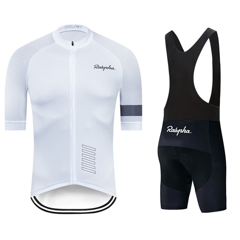 

Racing Sets 2021 Go Pro Raphaful Team Cycling Clothing Set Men Bicycle Maillot MTB Ropa Ciclismo Summer Hombre Roupa Bike Jersey, Black;blue