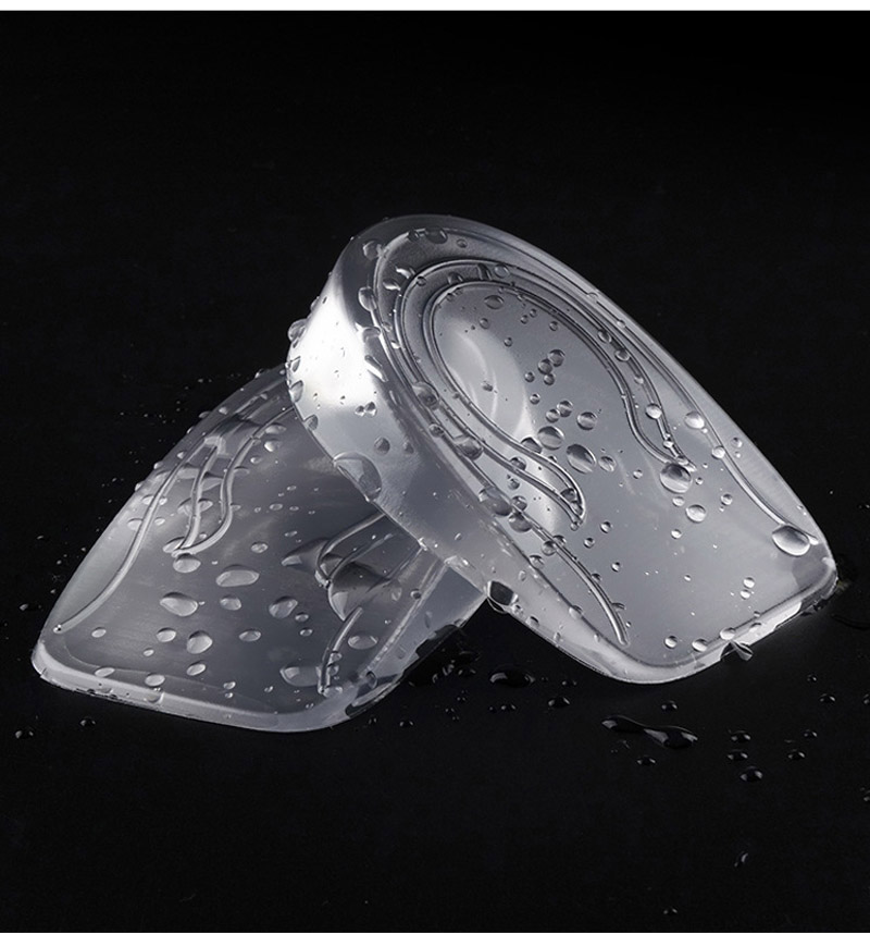 

Silicone Gel Height Increase Insole Heel Lifting Inserts Shoe Foot Care Protector Elastic Cushion Arch Support Insert for Unisex