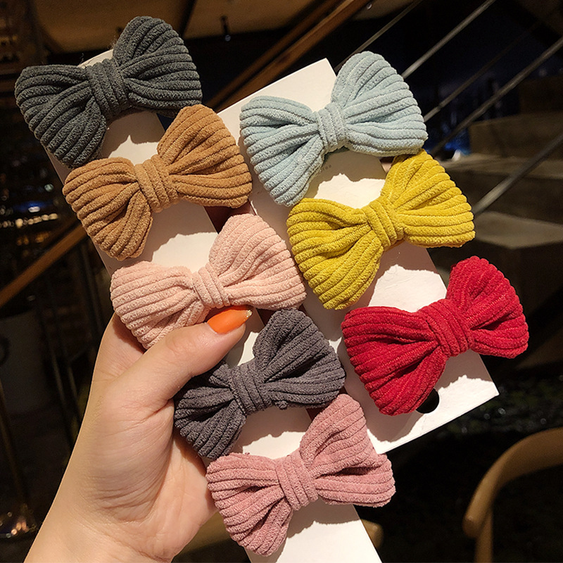

Korean children's bow hair clip girl's baby hair clip hairpin BB little girl's kids accessories