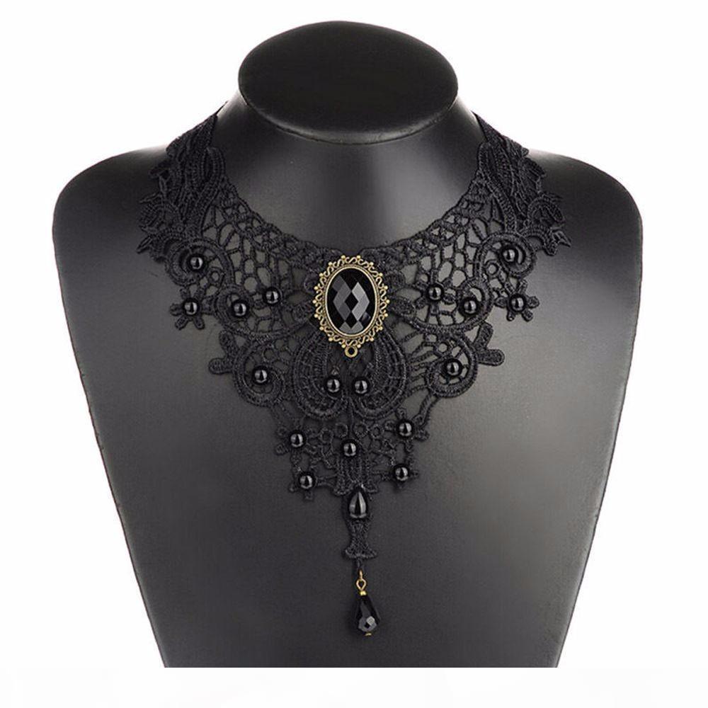 black choker necklace online
