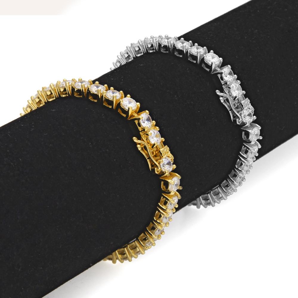 

18K Gold Plated Cubic Zirconia Tennis Chain Barefoot Ankle Bracelet Full Diamond Anklet Foot Jewelry Gift for Men & Women for Sale Wholesale