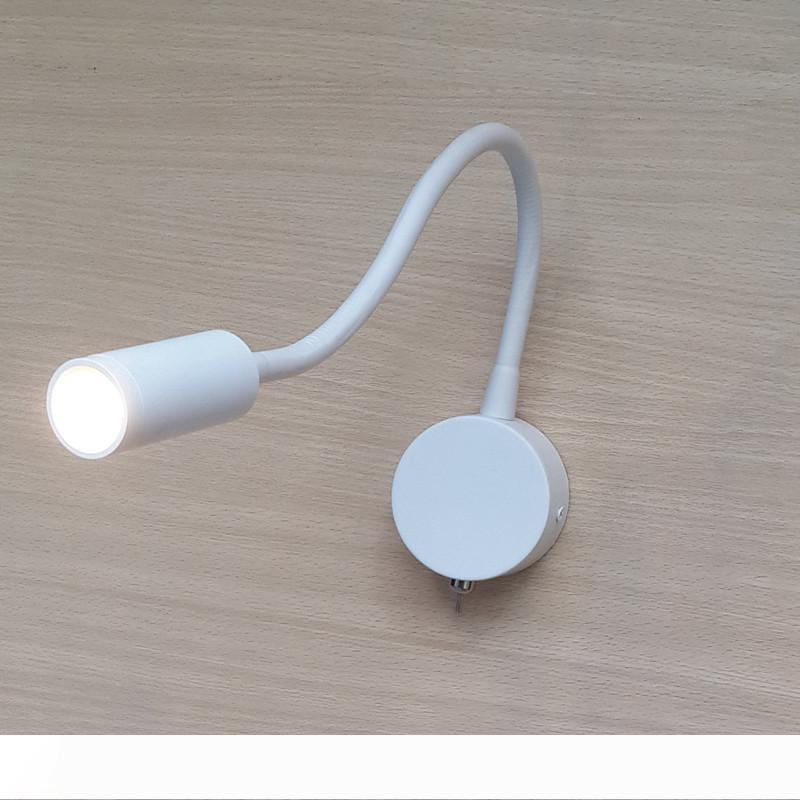 

Topoch White Wall Lights for Bedside Reading 30 Degree Beam Strong Aluminum Pipe 360mm 3W LED 200LM for Camper Trailer Boat