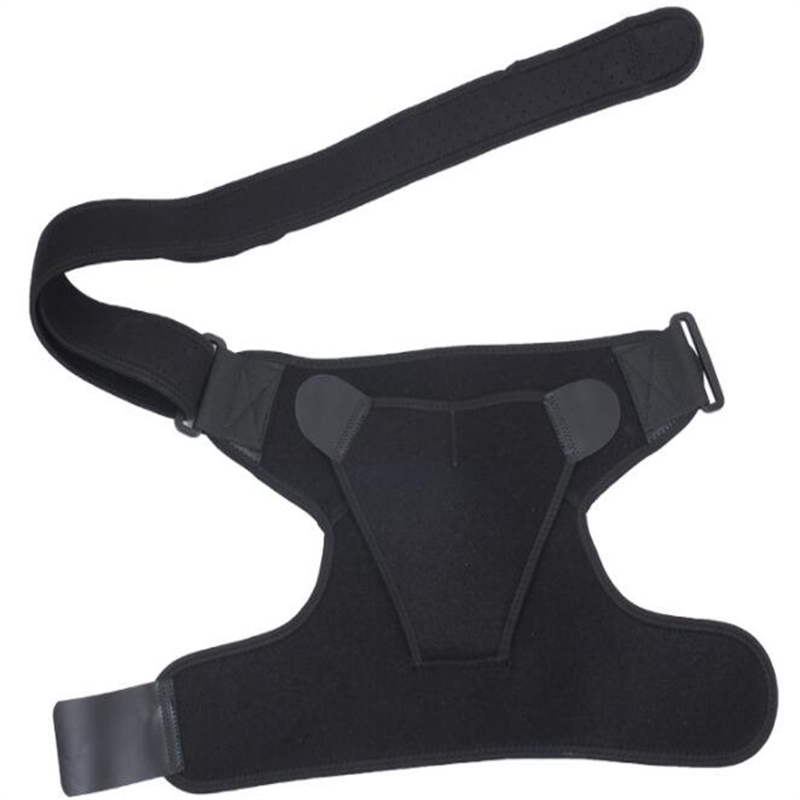 

Adjustable shoulder guard shoulder pad belt shoulders protector, Black