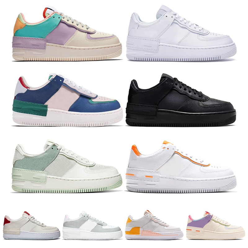 

classic men women platform shoes casual shoes triple black white aurora pale ivory volt unicorn skateboard women sneakers size 3645, Shadow pollen rise 36-40