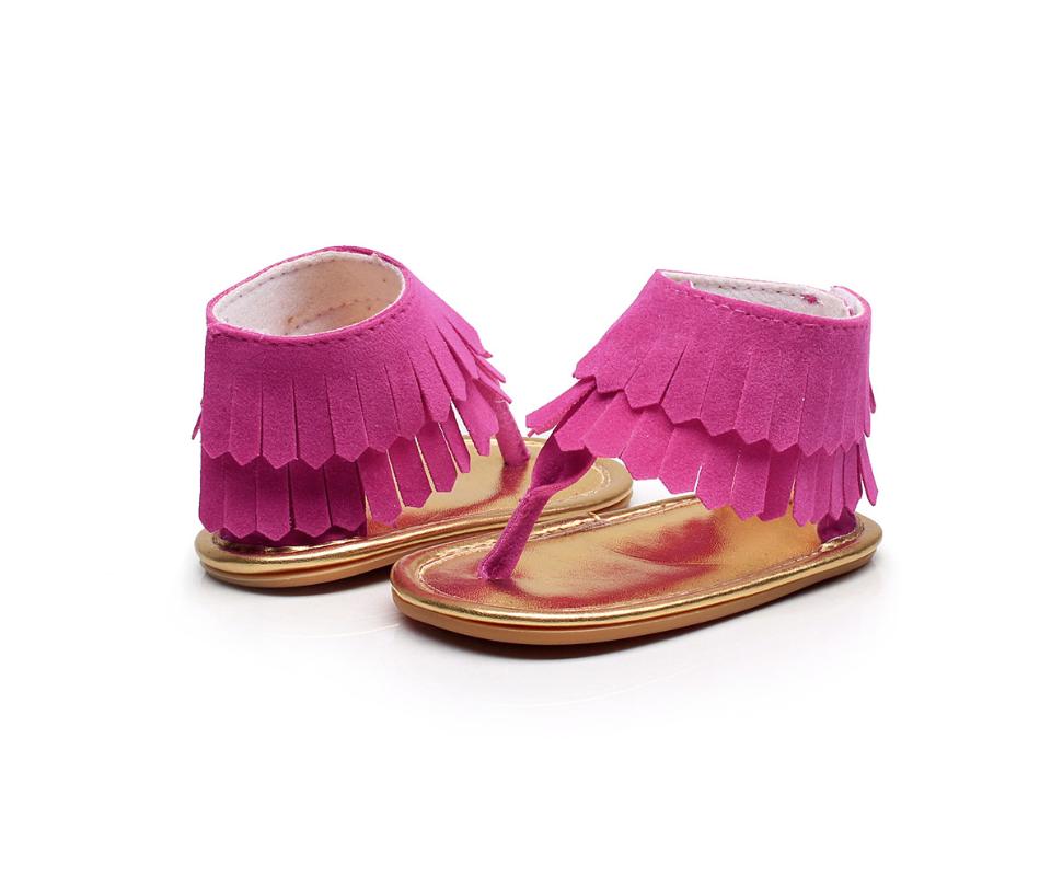 

Fashion Fringe Baby Moccasins Baby Girls Summer Shoes Infant Toddler First Walkers Hot, Brown