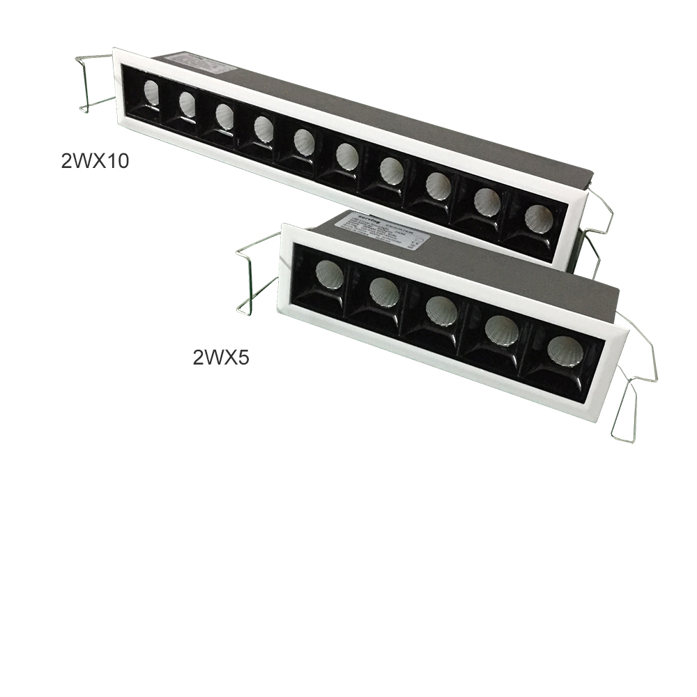 

Innovation Linear Ceiling Recessed Light, Dimmable 2WX10 2WX15 Luminous points Small Beam 15 30 High Constrast Invisible LED Downlight
