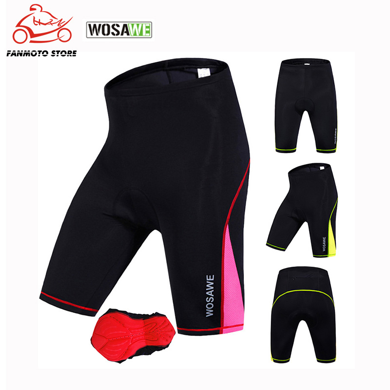 

WOSAWE NEW Women' Motorcycle Downhill Shorts Cycling Shorts 3D Gel Padded Biking Bicycle Short Pant Quick Dry Summer