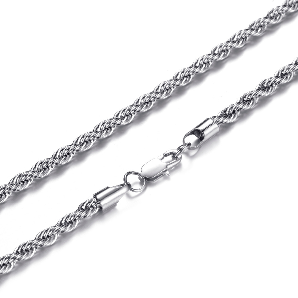 twist necklace silver d