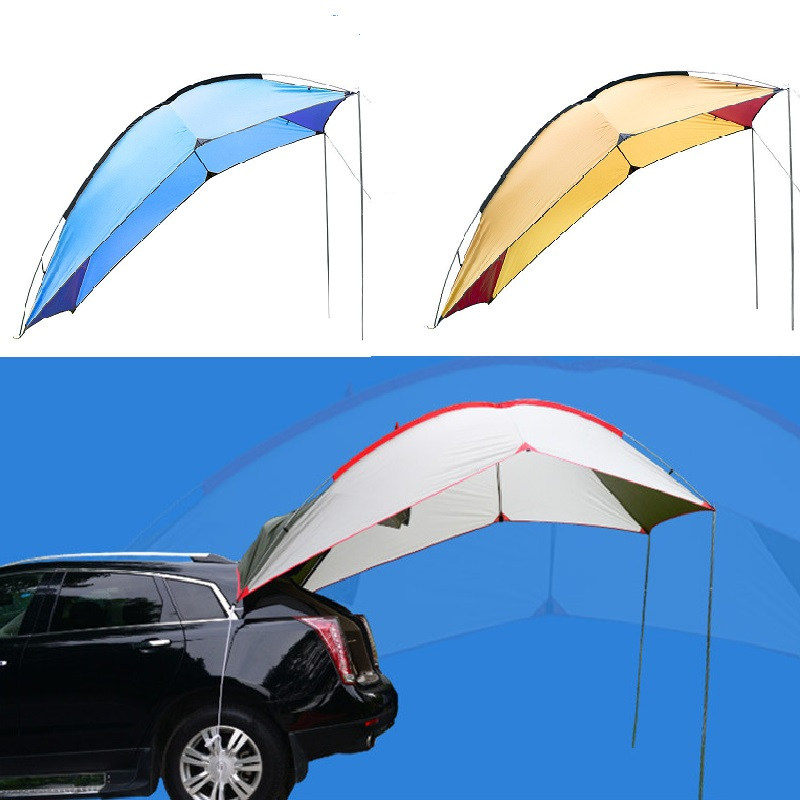 

5-8 Person Outdoor Portable Car Tent Waterproof Car Awnings Sun Shelter For Tourist Self-driving Barbecue Picnic Fishing Travel